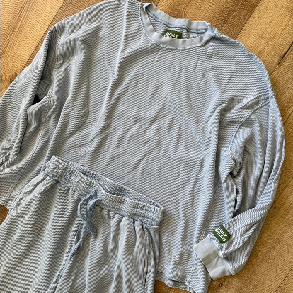 Daily Drills Thermal Pants Set Sunbleached Mist
